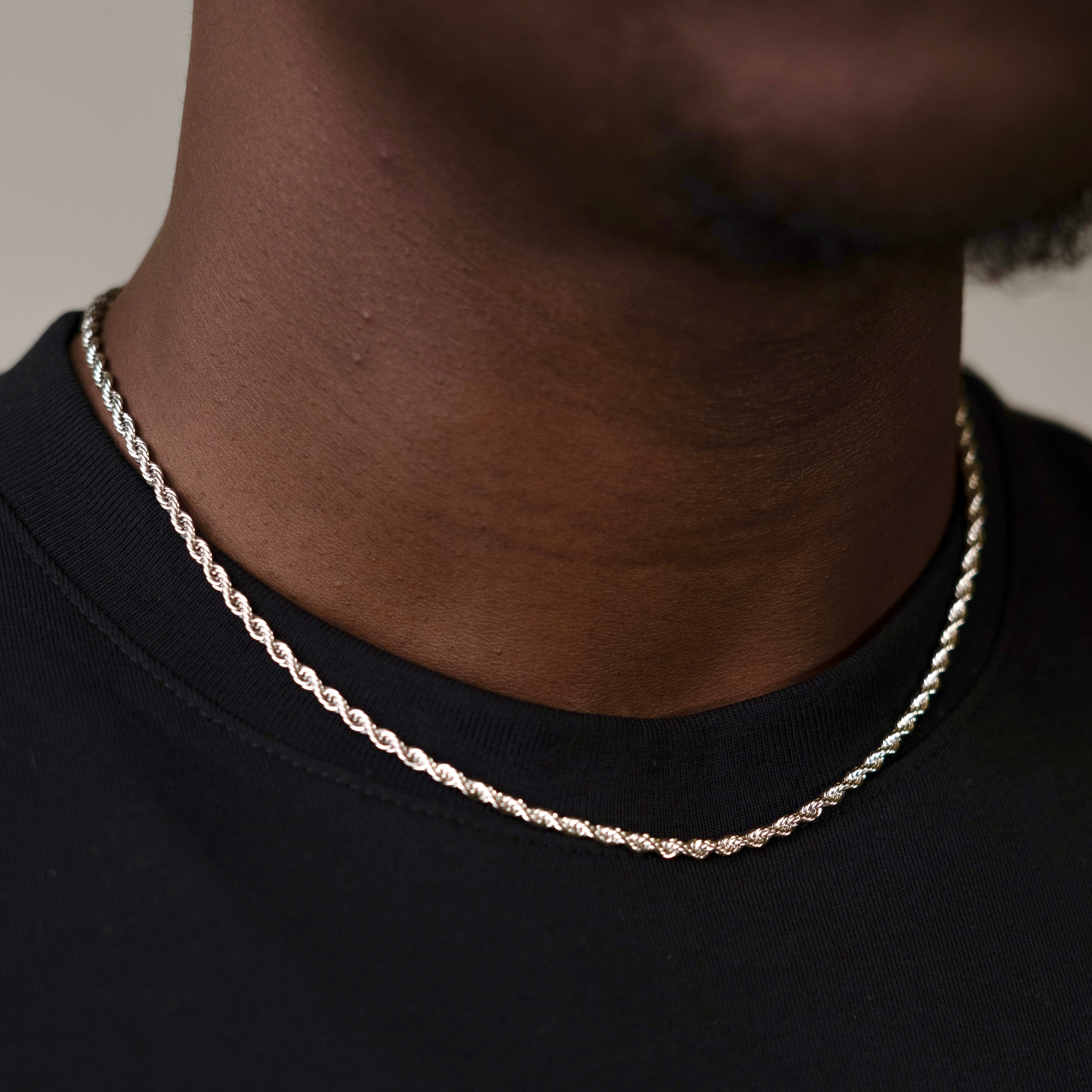 Rope Chain 3mm (Silver) VIP