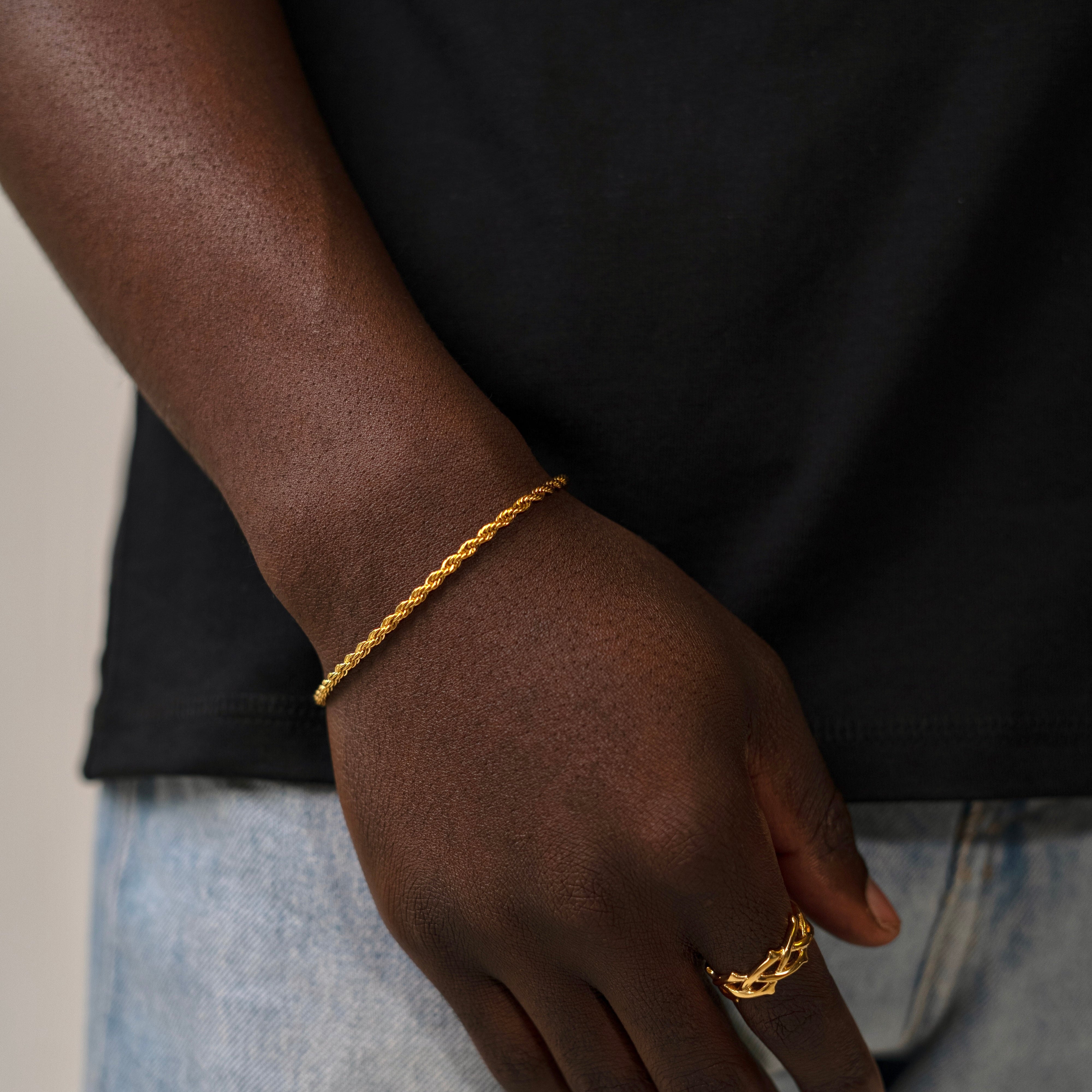 Rope Bracelet 3mm (Gold) VIP