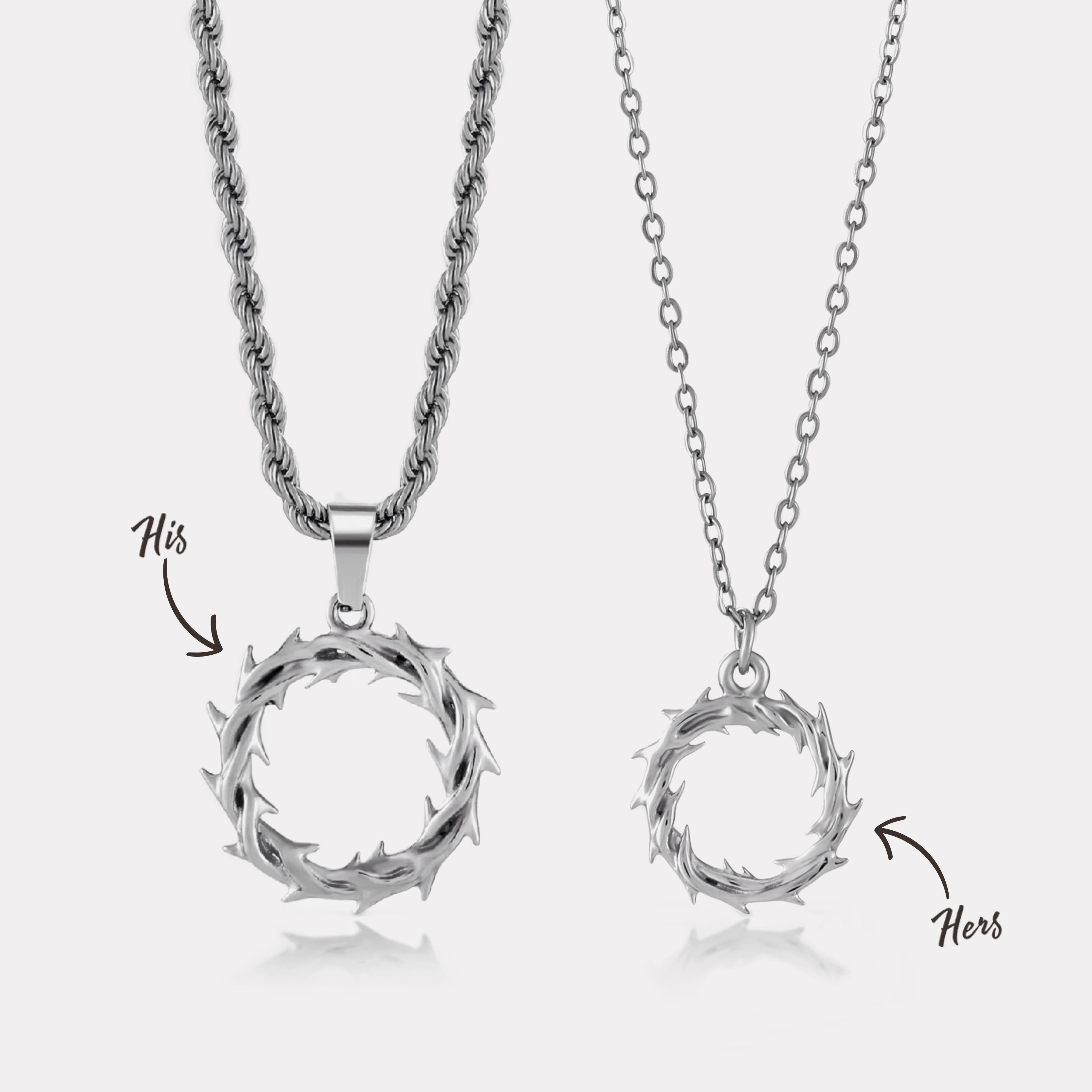 His & Hers Crown of Thorns (Gold)