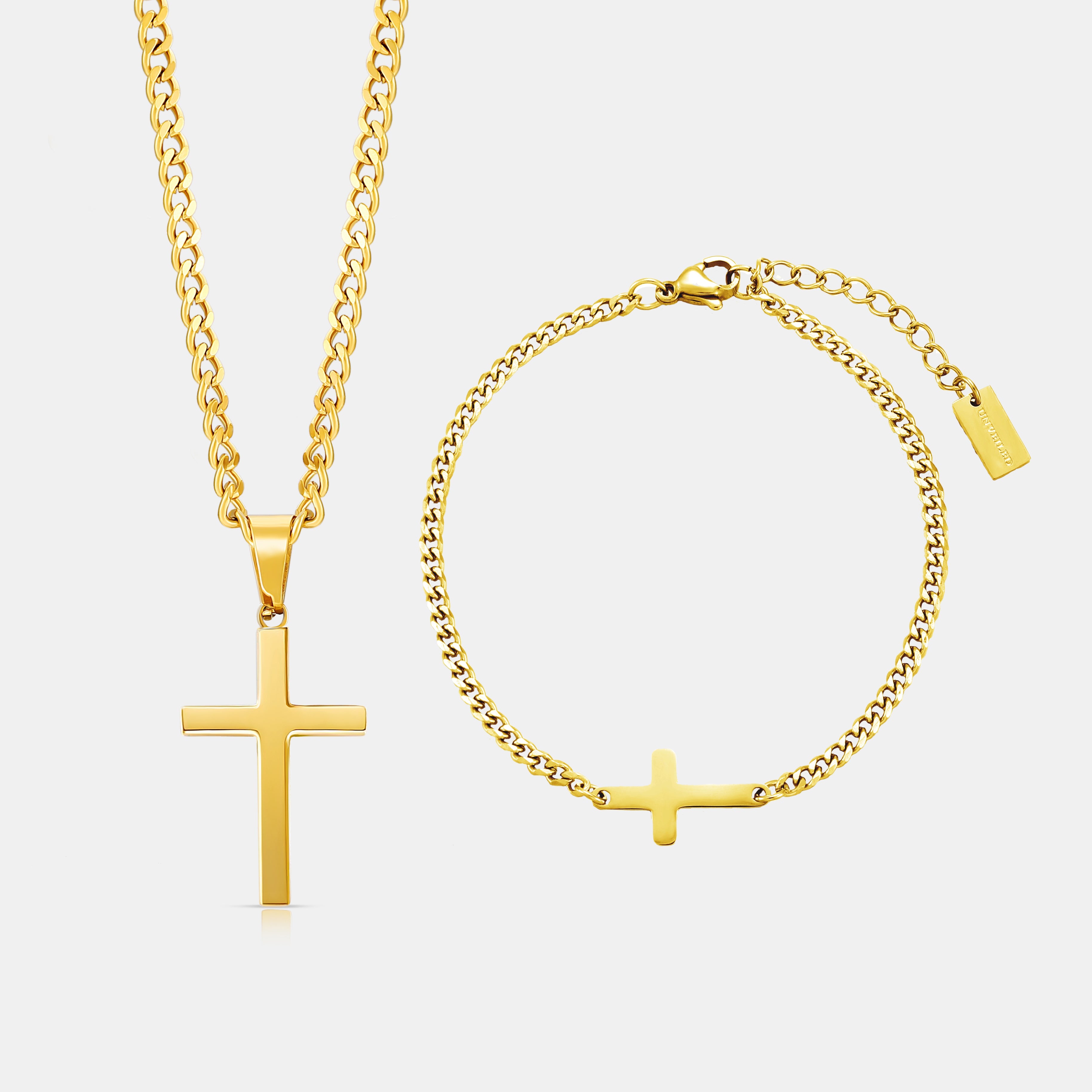 His Cross Set (Gold)